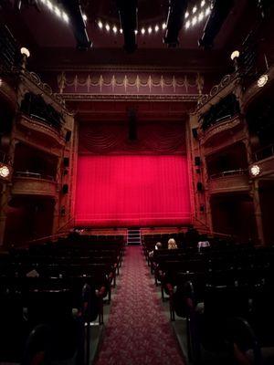 view from the orchestra