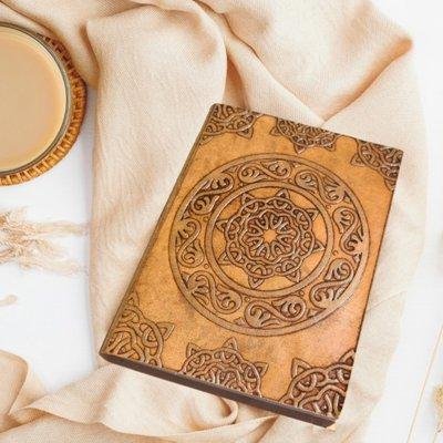 Mandala Leather Journal