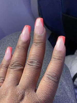 Inconsistencies in shapes of nails