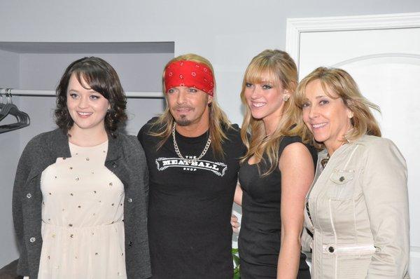 Bret Michael's with fans after the concert