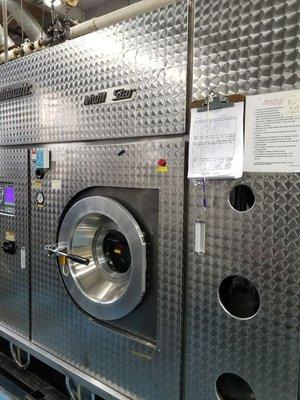 Check out our state of the art dry cleaning equipment