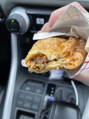 Inside Chicken Empanada