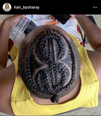 Super talented custom braid designs by Sharay