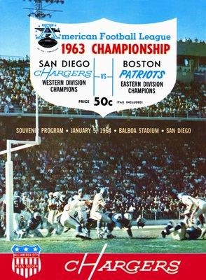 The Chargers won the 1963 American Football League (AFL) championship.