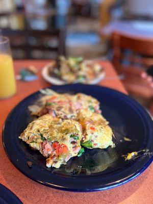 Genty Folded 3 Egg Omelette with Toast