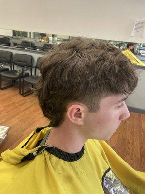 Modern mullet