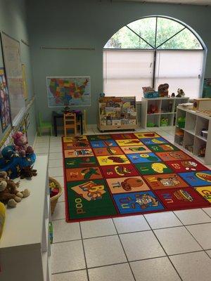 VPK room is so bright, colorful and clean!