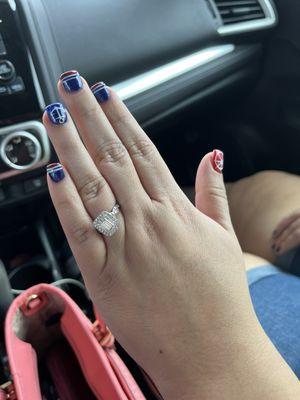 Nautical theme nails!