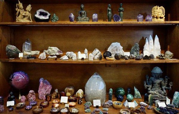 Inside the Topanga Rocks store you will find an extensive array of fine crystals, jewelry,​ and local mixed media artwork.