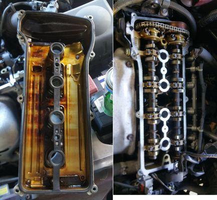 Camry. Replaced the valve cover gasket.