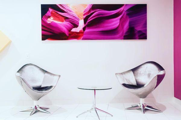 Interior of our salon Beauty Addict