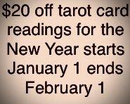 New Year's special $20 of $40 readings