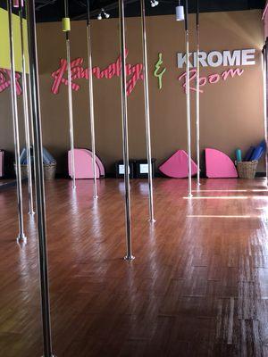 Pole fitness studio