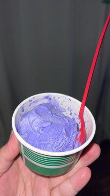 The literally one scoop? If you can call that of Ube icecream