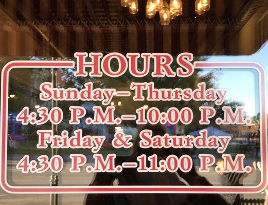 Business hours