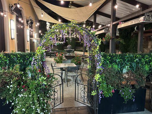 Bistro kabob patio for your private event