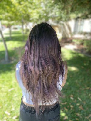 August 2022 (Balayage + lavender tone)