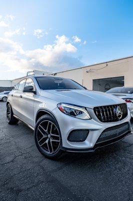 GLE Coupe Full XR Ceramic installed