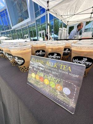 Girls & Robotics Event @ Google thanks for having us! 1000 cups, 1 hours service #boba #bobateani #bubbletea #milktea #google #googleevents