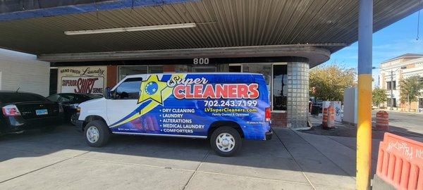 See our delivery van around town!