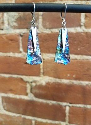 Earrings from our new collection, Painted By Fire