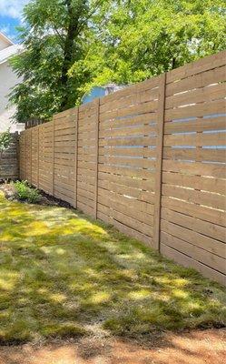 Cedar fencing