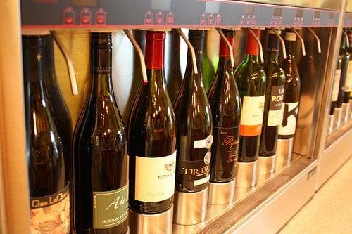 Wine tasting machines are divided by white and reds and contain big range of price points.