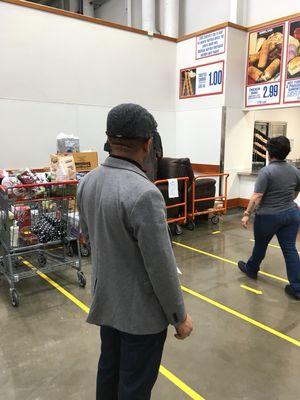 Delivery at Costco