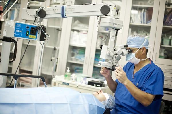 Operating room interior