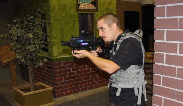 This is not your daddy's old fashioned Laser Tag! This is realistic combat simulation in a super realistic urban arena