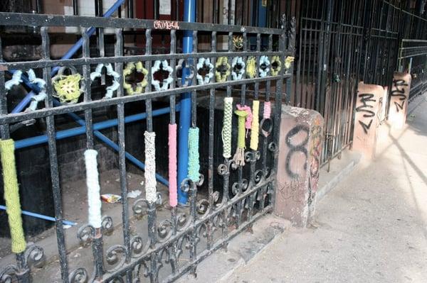 the railing outside, 7/2009