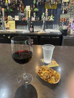 A great way to finish off the day with a good wine and a snack. Open every day except Monday.