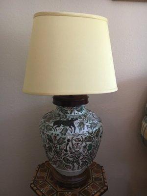 Persian urn rewired as lamp by Marc at Fantasy Lighting - perfection.