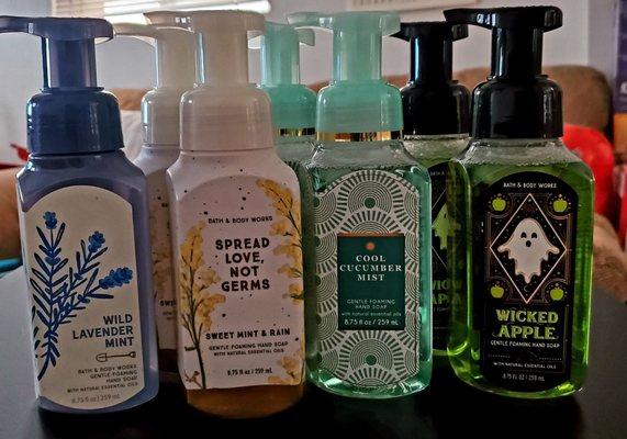 Replenishing my new Hand Soaps for 2021 Fall and Halloween!