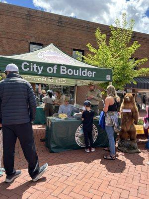 City booth at 2024 festival