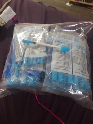 100 box of zero deadspace 1ml syringes