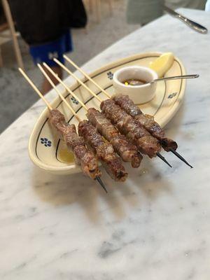 lamb skewers  @davideatsdc