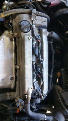 Camry. Replaced the valve cover gasket.