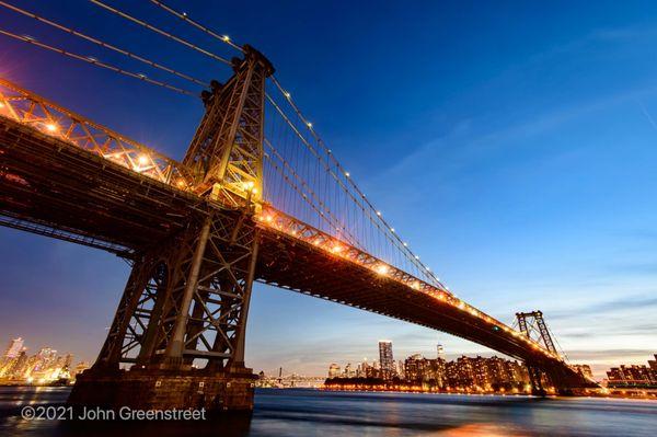 The Williamsburg Bridge as seen from Domino Park. Taken on June 26th during NYC Photo Safari's 3-1/2 Bridges tour.