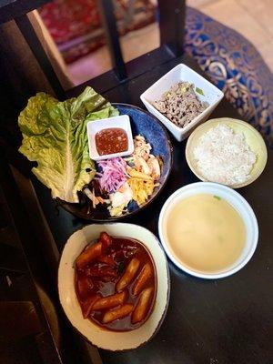 Tteokbokki and Bulgogi