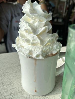 Want some hot chocolate with that whipped cream?