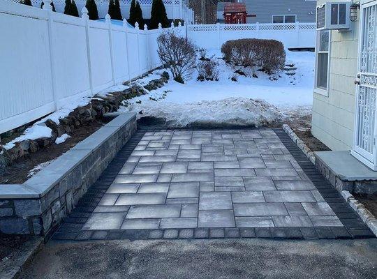 Paver walkway/patio