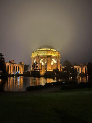 Palace of Fine Arts after the show