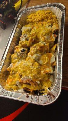 Shrimp nachos