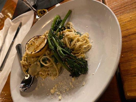 Artichoke and lemon pasta