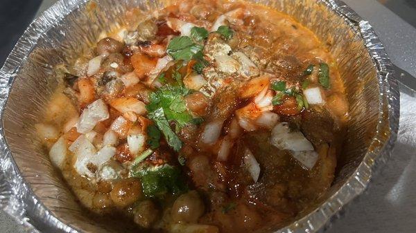 14. Samosa Chaat