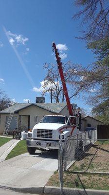 Installing a complete HVAC system where there had been only a cooler and wall heater.