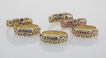 Alex Sepkus "Candy" rings