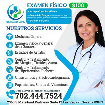 Especial de Examen Físico