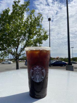 Hello baby, Iced Americano, I've missed you!! Starbucks inside HT was open when I went today, 5/11/2020.